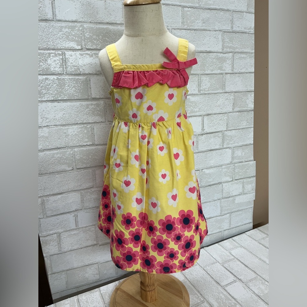 Vintage Floral And Pink Kids Dress
